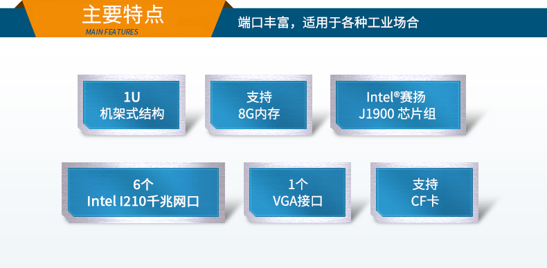 1U多网口主机