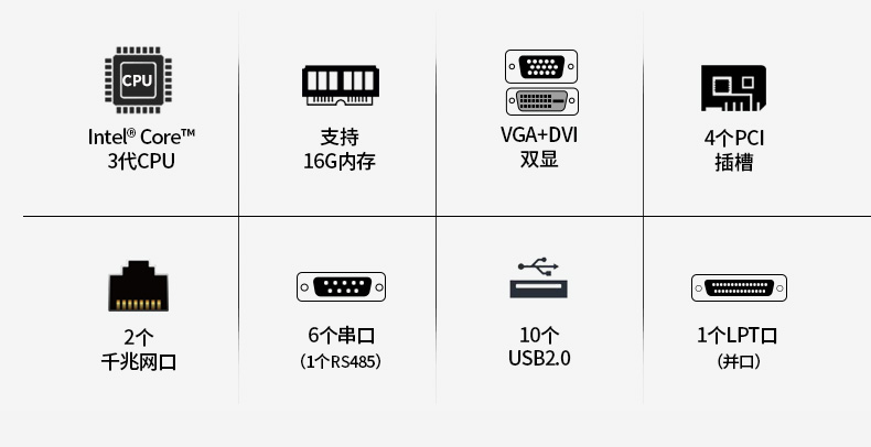 4U机架式工控机