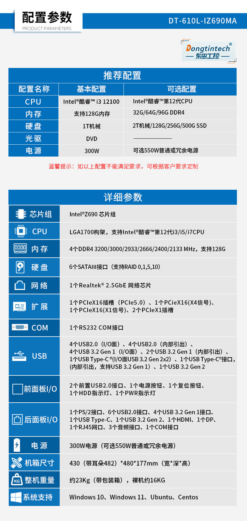 万泰酷睿12代工控机