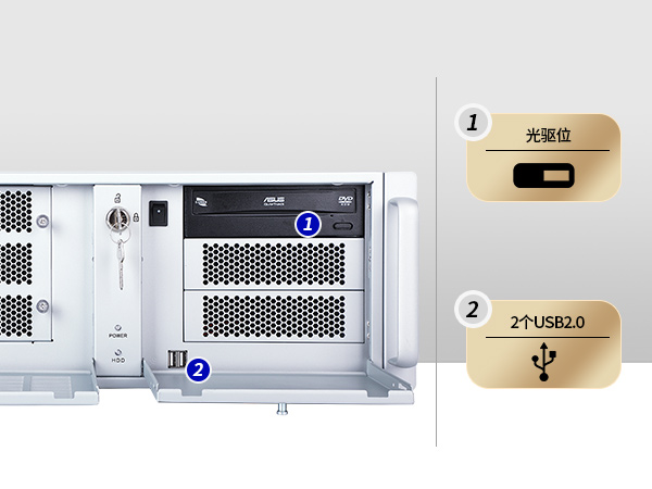 酷睿10代工控机,4U机架式电脑