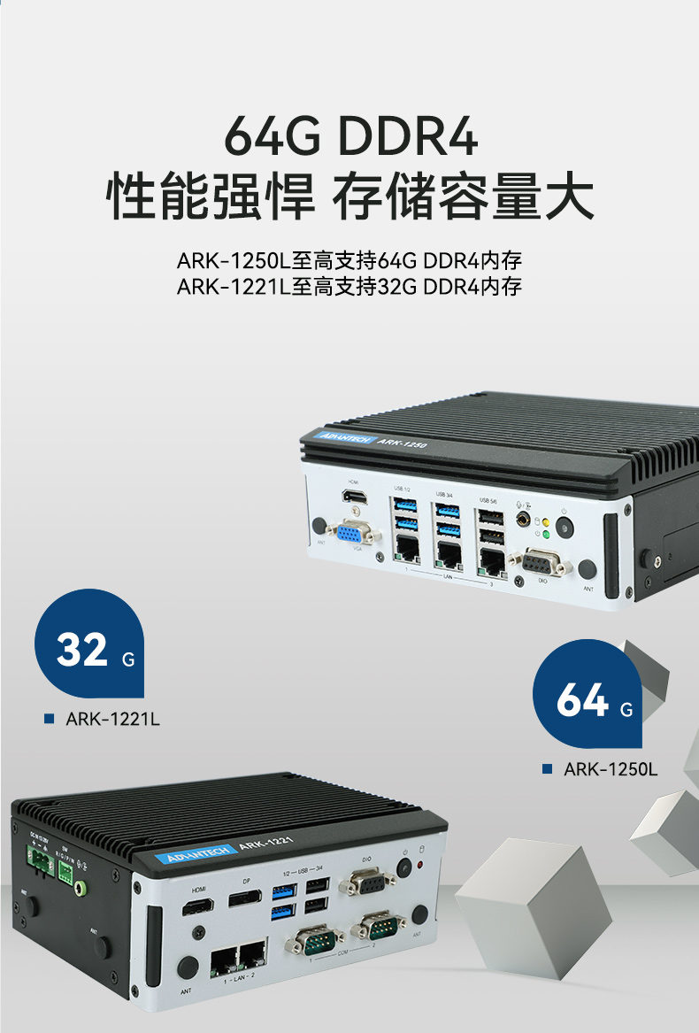 研华嵌入式工控机,酷睿11代I5工业电脑主机,ARK-1250L.jpg