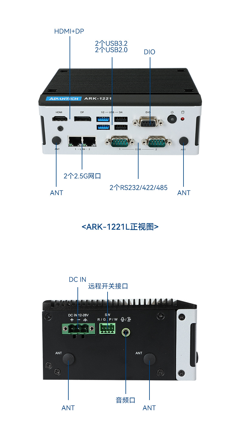 研华嵌入式工控机,酷睿11代I5工业电脑主机,ARK-1250L.jpg