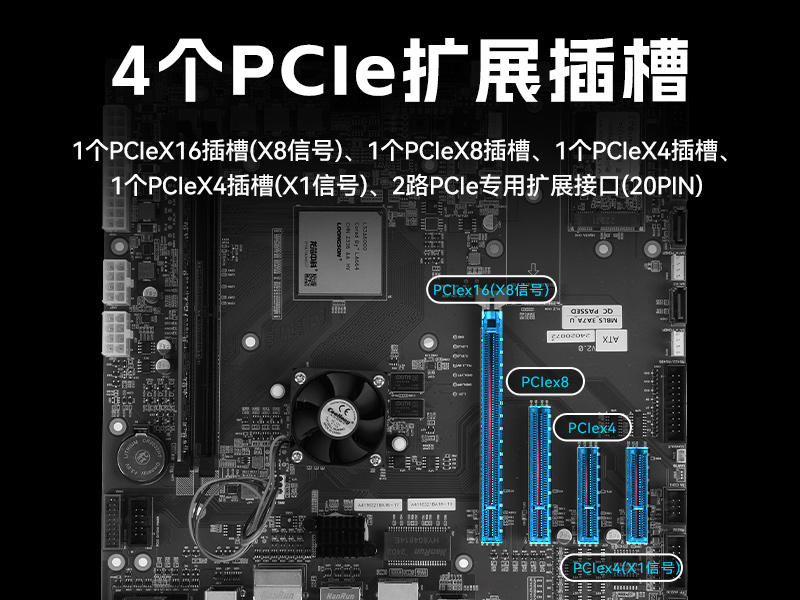 国产化机架式工控机,龙芯cpu工控主机电脑,wt-610L-N3A6KMB